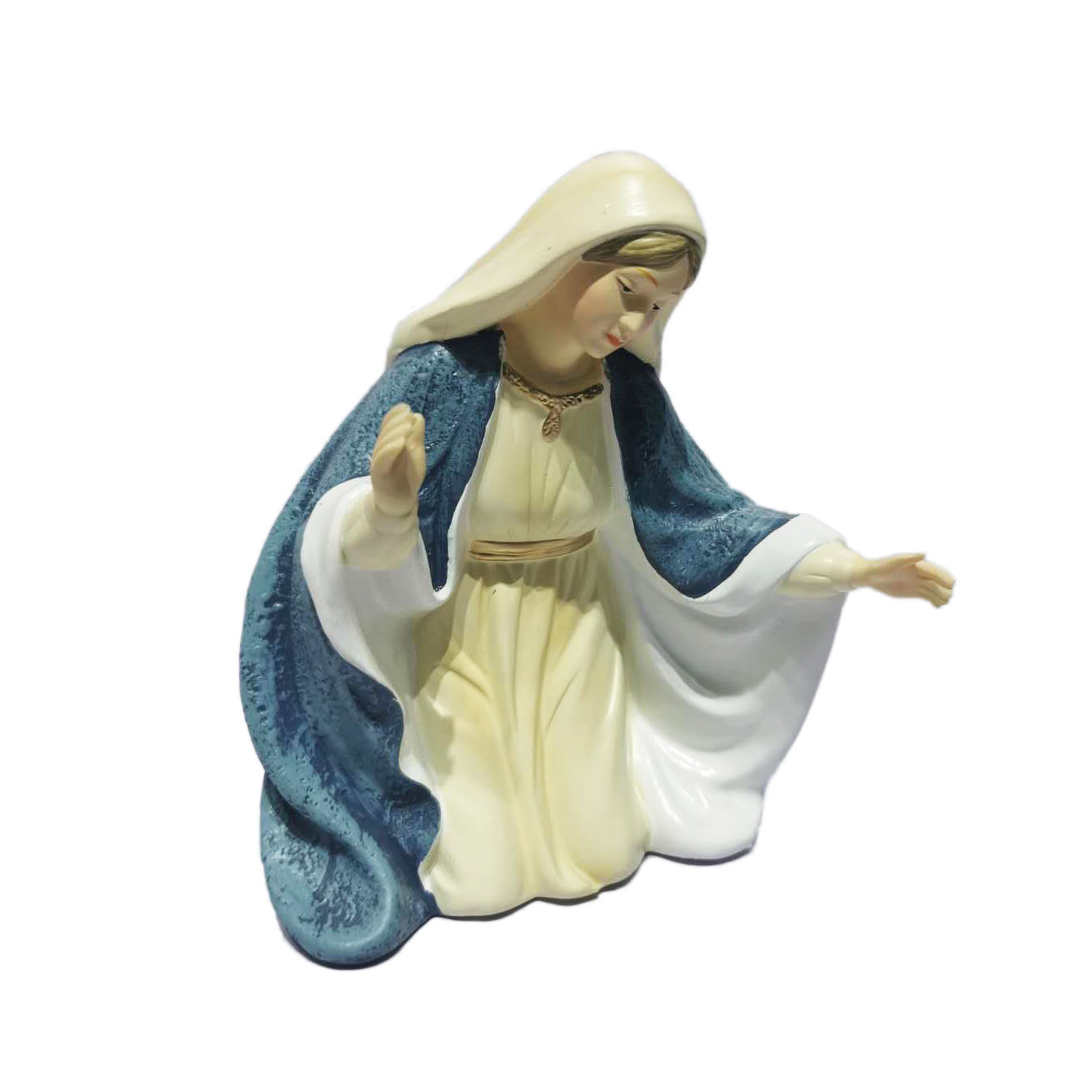 Religioso hecho a mano Sagrada Familia Navidad 11 piezas Conjunto de figuritas de escena de la Natividad estatua decorativa