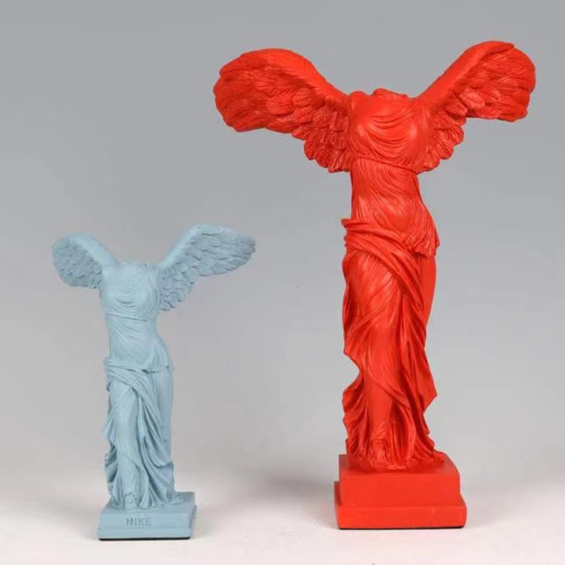Figuras griegas coleccionables de arte de poliresina estatua de busto de Venus de cara de niña para decoración del hogar