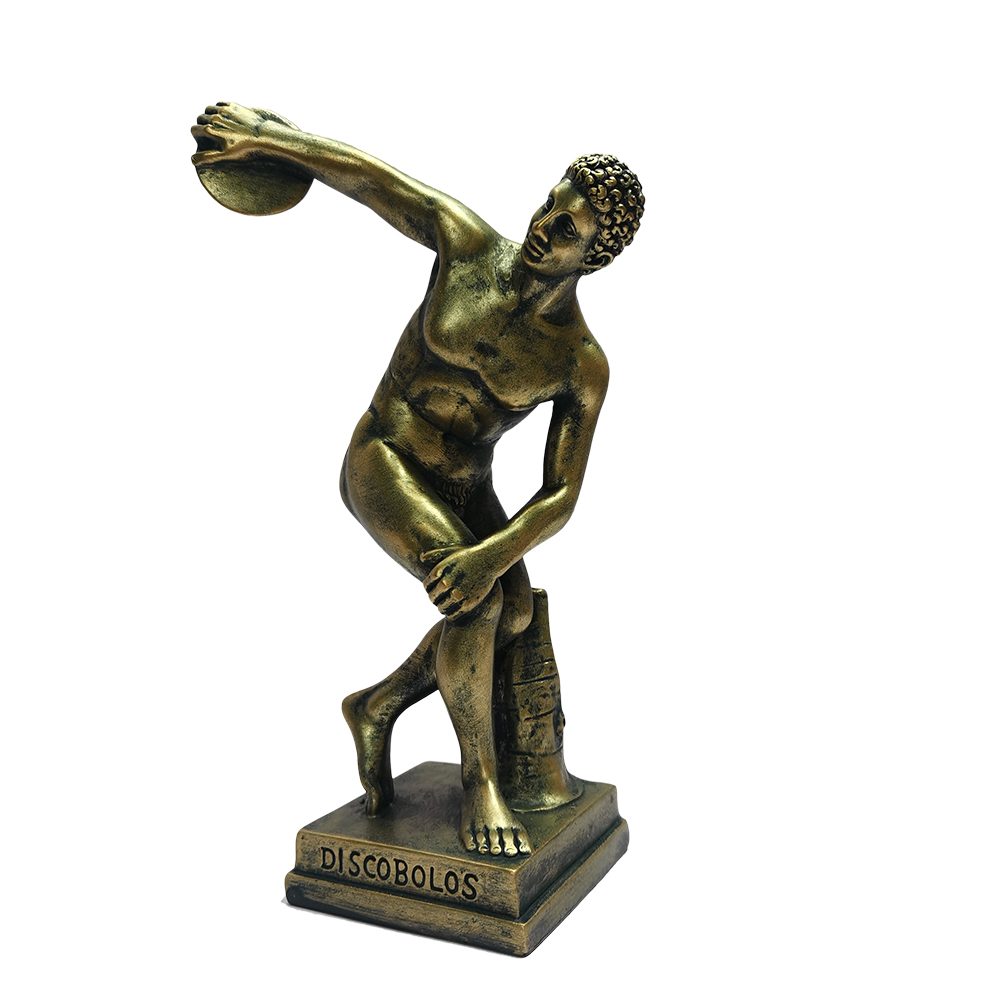 Figura griega personalizada famosa escultura de arte de bronce artistas de diseño clásico a la venta