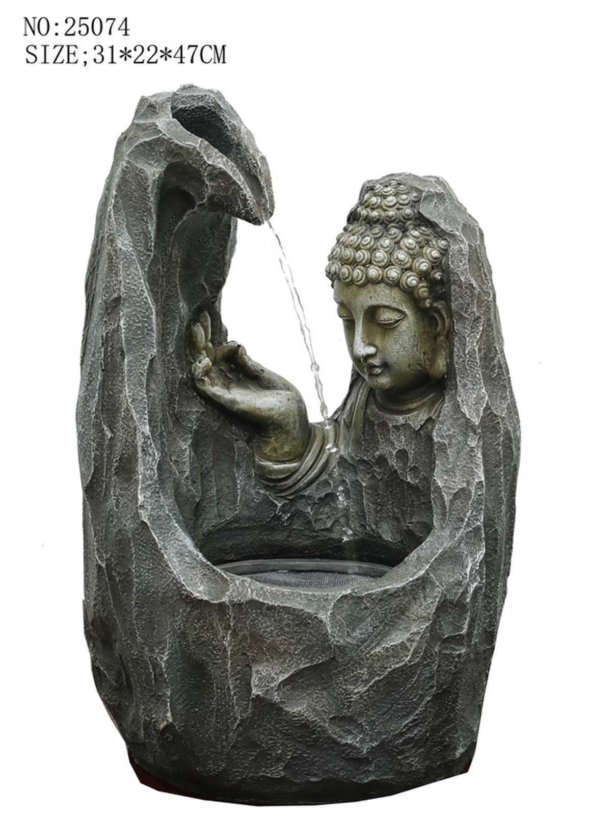 Resin Stone Fountain Fontaine Water Fountains Indoor Itabletop Fountain With Colorful Lights